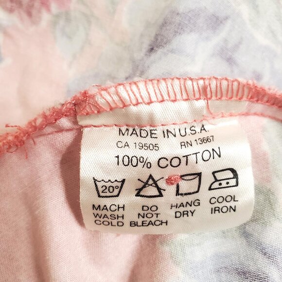 Mousefeathers Vintage Girl Toddler Dress Size 2 Floral long Sleeve Ruffles Ties - Picture 12 of 12